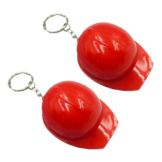 2Pcs Hanging Buckle Multipurpose Helmet Shape Decorative Bottle Opener Design Anti-loss Creative Key