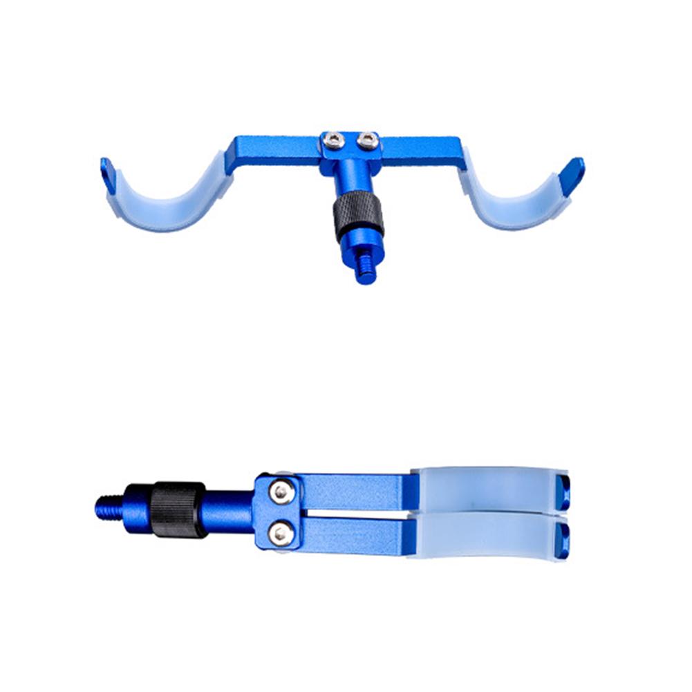 

Portable Fishing Rod Holder Hold 2 Rods Adjustable Bank Fishing Rod Rack Stand Foldable Telescopic Fishing Box Accessories