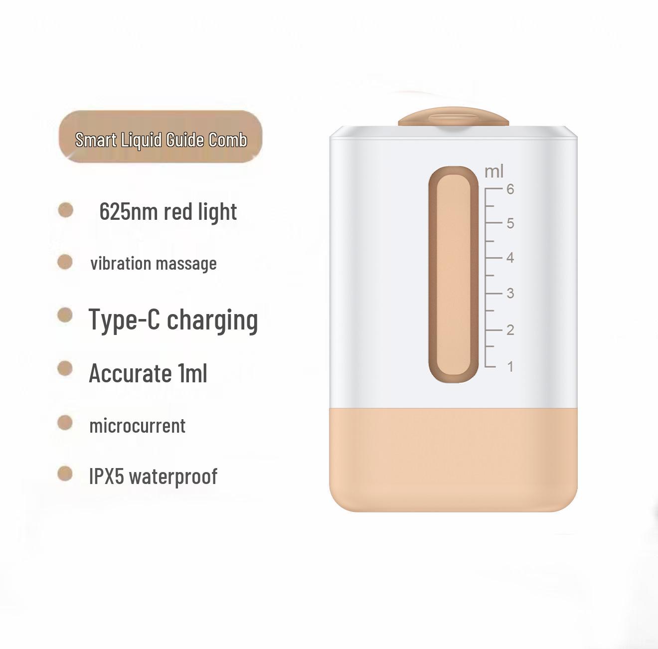 Mino Scalp Rollerball Massager & Hair Growth Lotion Applicator Comb