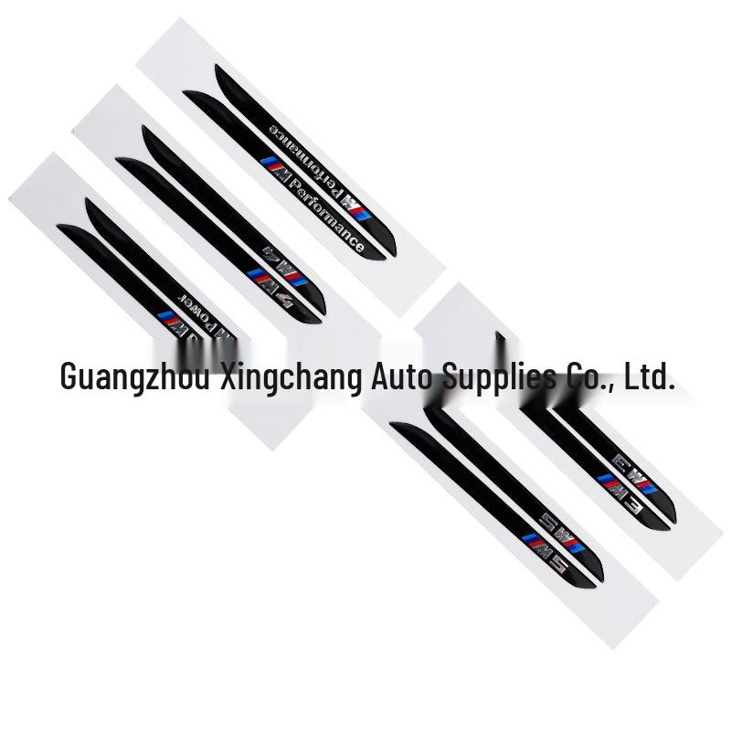 BMW M Seitenemblem Aluminium-Aufkleber für 3er & 5er Serie