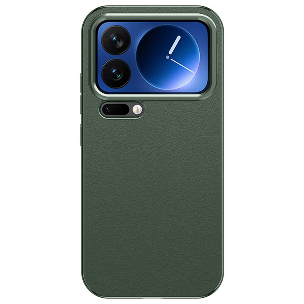 For Xiaomi 17 Pro Case with Lens Guard Kickstand Anti Drop TPU+PU Phone Back Cover