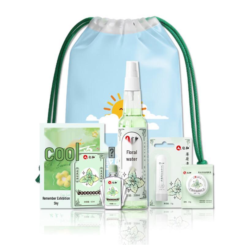 Renhe Cooling Mint Anti-Itch Floral Dew Essential Oil Set