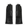 LOWTEAL FAUX LEATHER SIGNATURE ORNAMENT GLOVES, Black