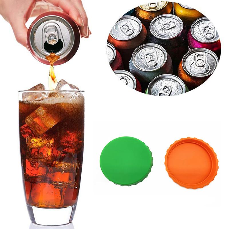 Soda Lid Multi-Color Beverage Can Protector Silicone Can Covers Leak-Proof Cap