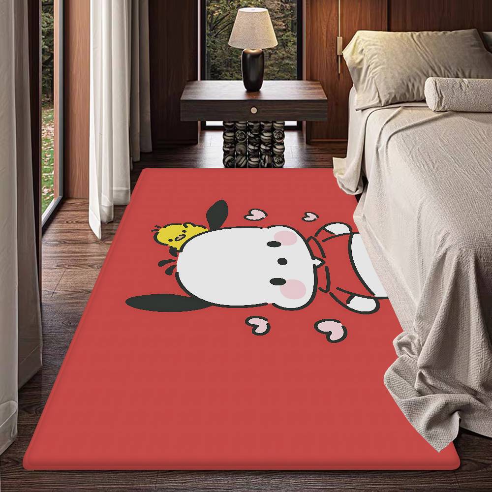 P-Pochacco Room Mats Anti-slip Absorb Water Long Strip Cushion Bedroon Mat Household Carpets