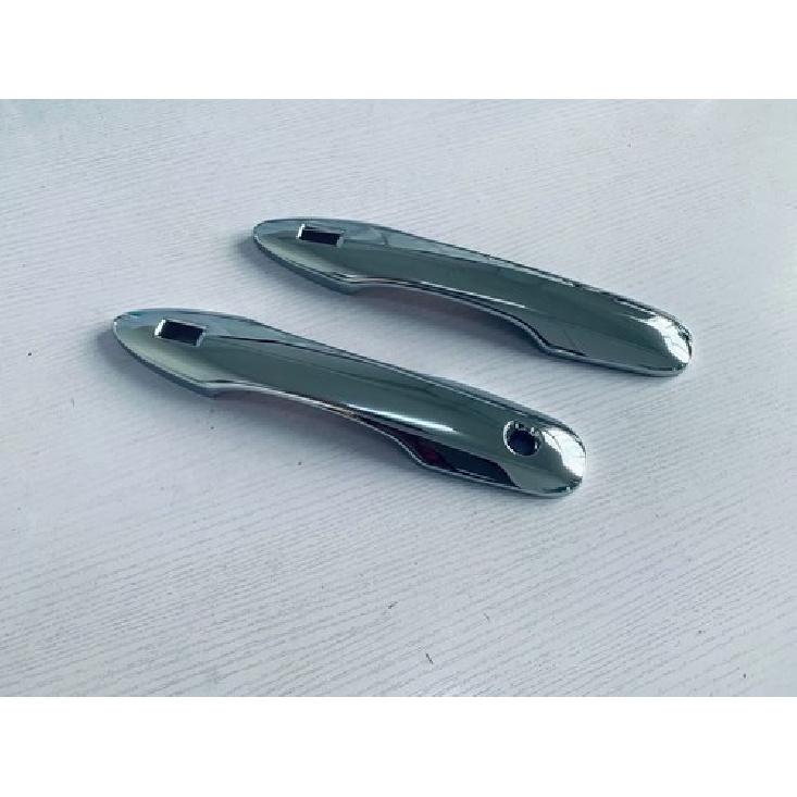 ABS Chrome Front Door Handle Lid Cover Trim For -2025 Toyota Prius 2pcs