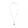 Swarovski 5473024 Swan Dazzling Swan Pink Y Necklace