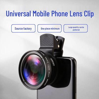 Καθολικός 37MM 0.45X Ευρυγώνιος & Macro Κλιπ-Ον Φακός Κινητού