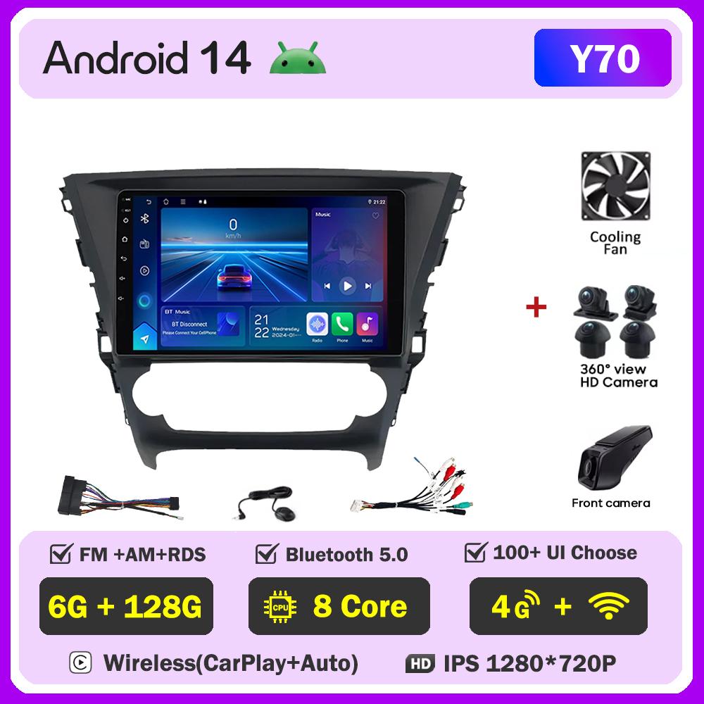 For Toyota Avensis 2018-2020 Car Radio Player Car Carplay Screen Autoradio Mirror Link Car Intelligent Systems Touch Screen RDS