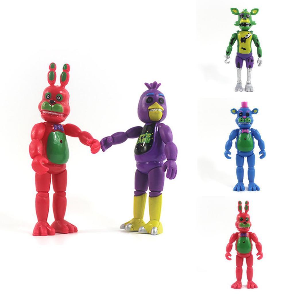 Żywe 5 sztuk Jasne Figurki Akcji Five Nights At Freddy's Zestaw Do Dekoracji Tortu