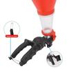 Car Motorcycle Universal Gasoline Oil Filling Funnel Adjustable Width Holding Clamp Engine Oil Filling Set Auto Moto Accessories
