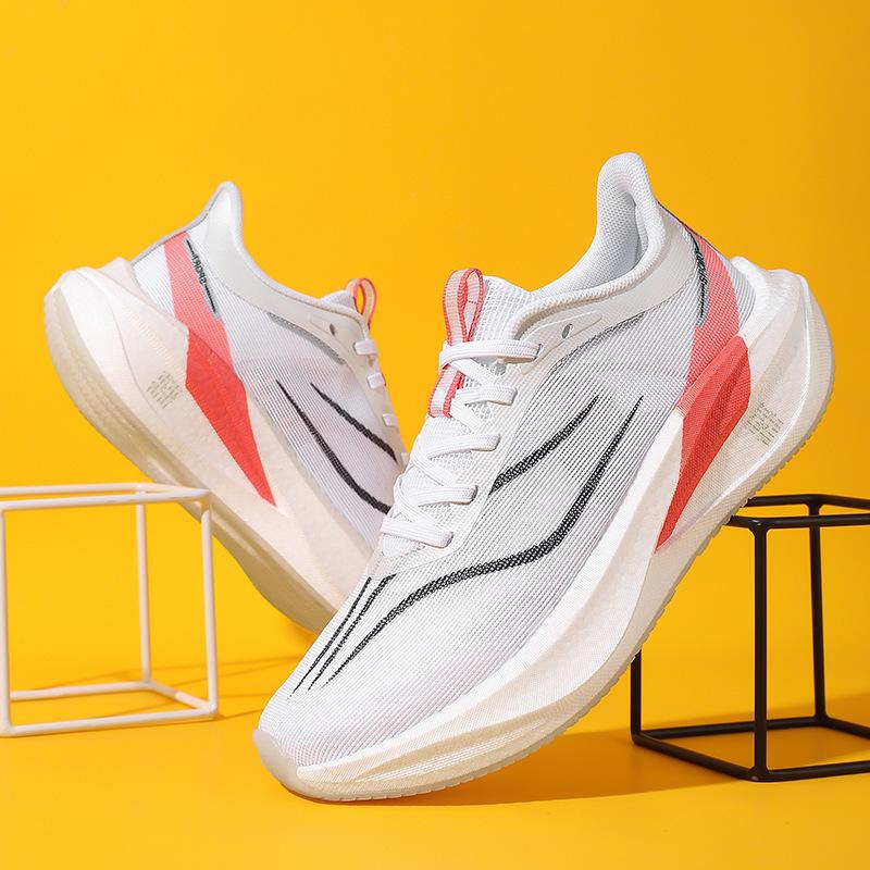New Feidian E carbon board running shoes spring racing sports shoes youth sports shock-absorbing shoes 34