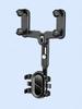 Universal Rearview Mirror Car Phone Holder – 360° Rotating Mount, Non-Blocking View, One-Hand Operation, Adjustable Size