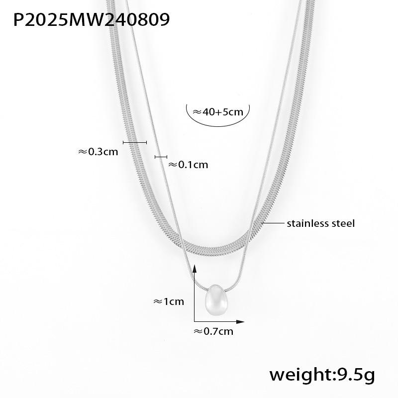 

Простое круглое ожерелье из нержавеющей стали на ключицу, многослойное, стильное, гарантия качества, цветные ювелирные изделия