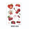 WSC Waterproof Non-Reflective Flower & Butterfly Tattoo Sticker