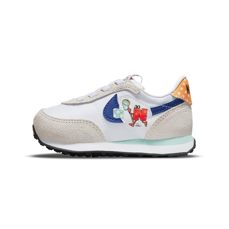 

Nike Waffle Trainer 2 Comfortable Breathable Low top Sports Casual Shoes Blue White Gray Infant And Toddler DM7218-141 22