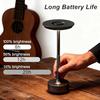 Metal Cordless Table Lamp Rechargeable Touch Control with 3 Color Stepless Dimming Portable LED Light for Living Room Bedroom Patio Camping
