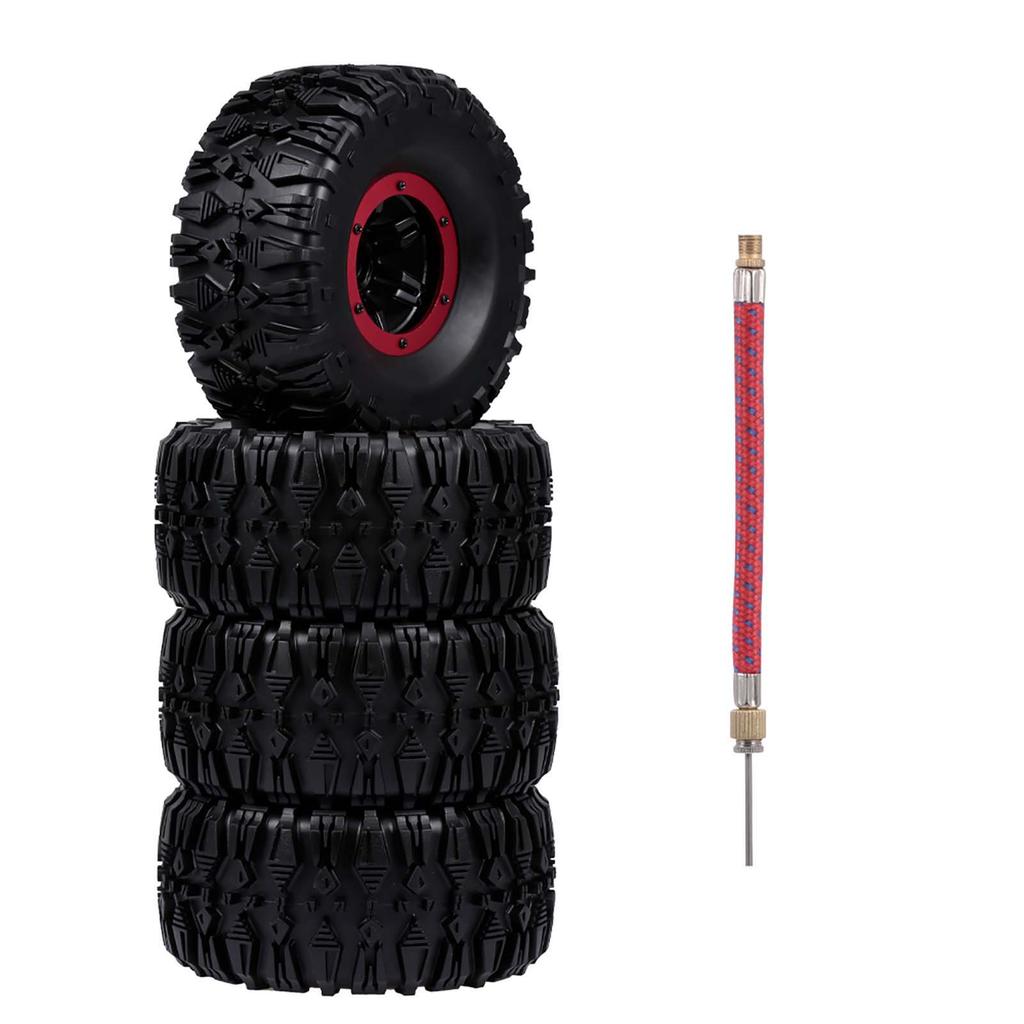 4pcs 135mm 2.2 Inch   Rubber Inflatable Tyre Tire Wheel for RC Car     Redcat       SCX10 D90 HPI RC