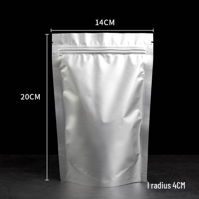 Hliníková fóliová samostojící taška se zipem pro balení potravin