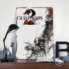 Guild Wars 2 Characters Metal Poster Customized Wall Art Retro Vintage Tinplate Signs for House Decor Garage Decoration Room