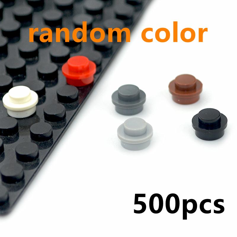 Lamp Block Bricks Transparent 1x1 Dot Size DIY Brick Playset Thin Figures Creative DIY Sea Water Brick Fits For 4073