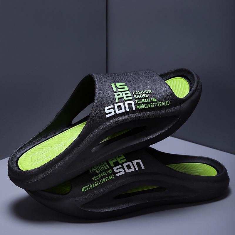 

Летние тапочки для мужчин и женщин, спортивные, EVA, не пахнущие, нескользящие, спортивные, летняя обувь для дома 46-47 чёрный