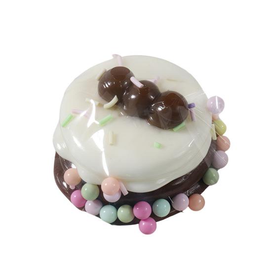 Relief Souffle Squeeze Toy Simulated Chocolate Bread Cheese Cake Sensory Toy Simulated