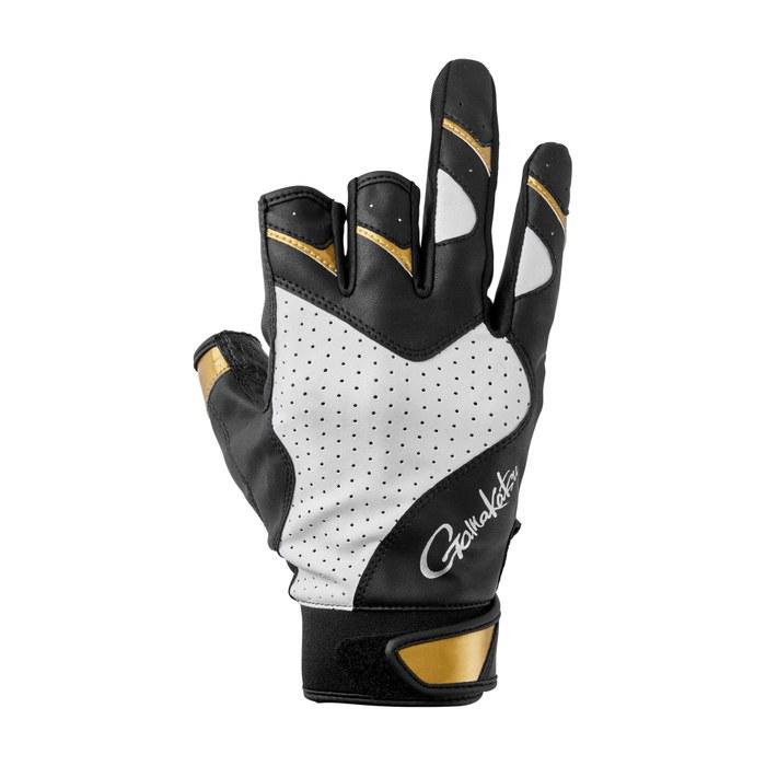 Gamakatsu Stretch Fishing Gloves (3-Cut) White 3L GM7310