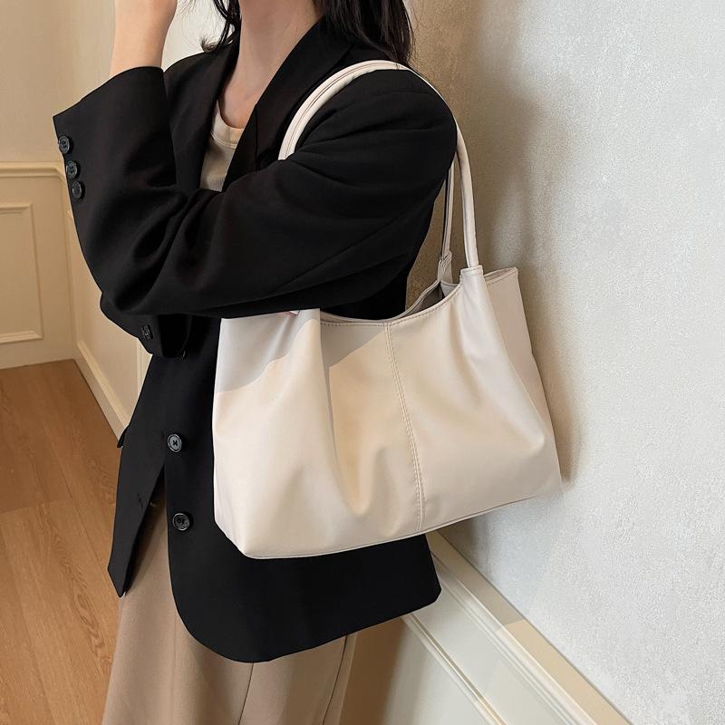 Korean Japanese Style Fashion Large Capacity Casual Daily Commute Single Shoulder Tote Bag