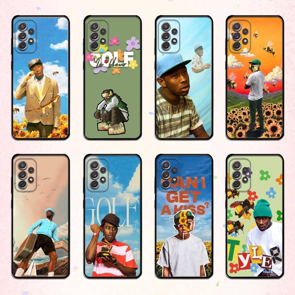 T-Tyler the C-Creator American Rapper Phone Case For Samsung S 25,24,23,22,30,21,10,9,Ultra,Plus,Lite,FE,4,5 G Soft Black Case