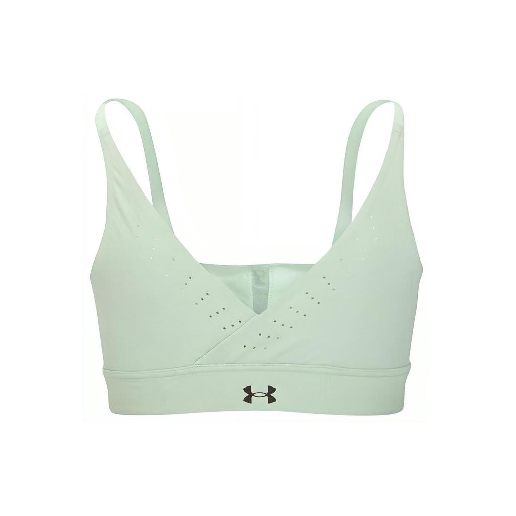 Under Armour Rush Solid Low-Intensity Training Sports Tank Top Women Tops Green 1361027-335