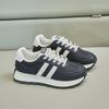 Sneakers Women's New Forrest Gump Shoes Double Color Ribbon Versatile Running Shoes Thick Sole Heightening Casual Thin Dad Shoes