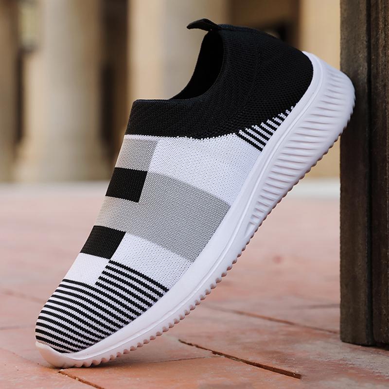 

Женская обувь, разноцветные повседневные кроссовки, кроссовки без шнуровки, женские теннисные кроссовки на плоской подошве, летние спортивные кроссовки, женская спортивная обувь для тенниса 37