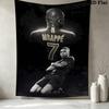 Mbappe Wall Tapestry Aesthetic Wall Hanging Printed Fabric Blanket Decorative Tapestries For Bedroom Living Room Home Decor