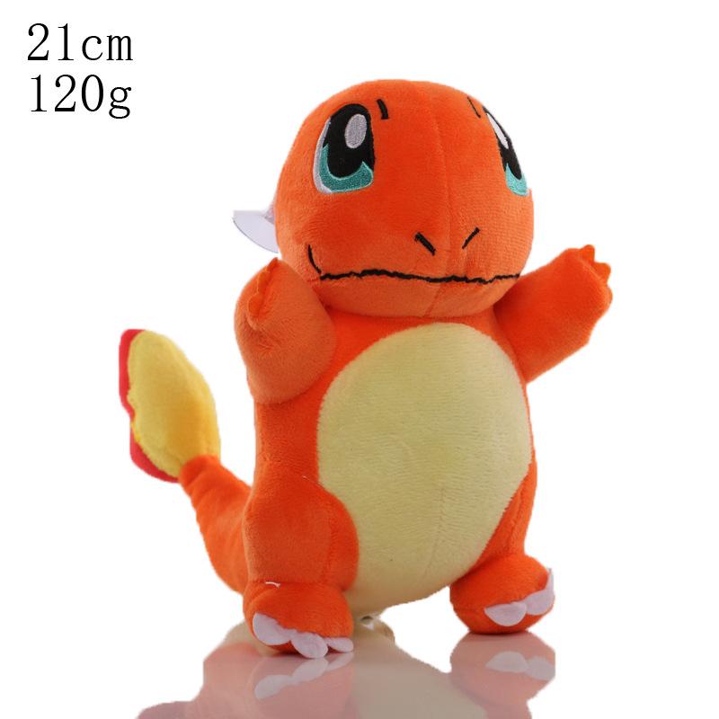 Pikachu Squirtle Bulbasaur Charmander Cyndaquil Totodile Ivysaur Popplio Plush Toy Peluche Doll Toy Hobbie Birthday Gift