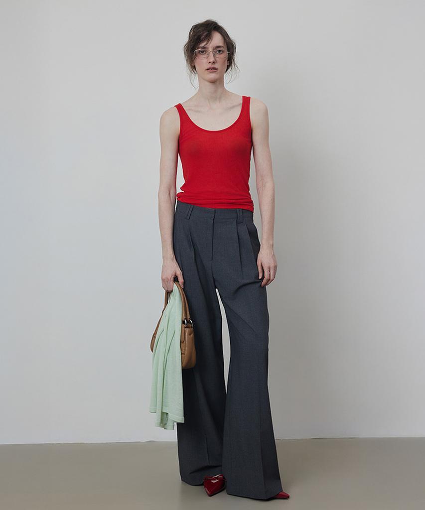 Kwinseulaebis Spring Back Banding Two-Tuck Slacks Trouser_Pants