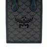 MCM Dark Grey Lauretos Jacquard Mini Tote Bag with Leather Handles & Embroidered Logo for Daily & Casual Use