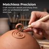 11PCS Clay Modeling Wood Clay Sculpting Tools Printmaking Carving Smooth Surface Finish Printmaking Carving Knives