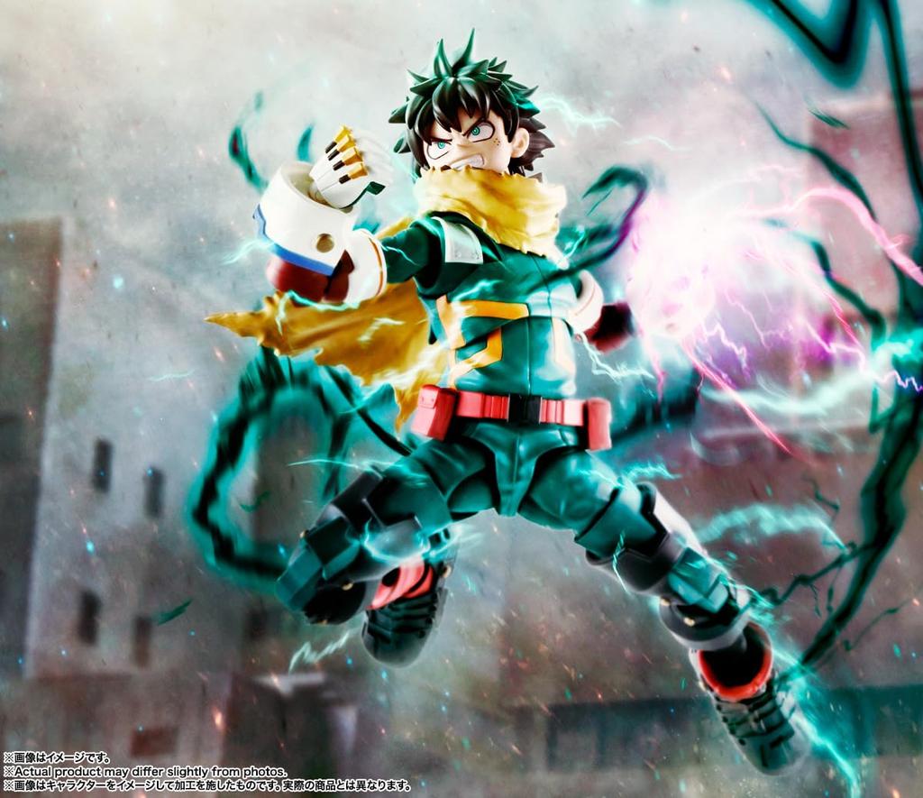TAMASHII NATIONS My Hero Academia Izuku Approximately PVC ABS Painted Action Figure S.H.Figuarts Midoriya, 140mm, &