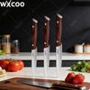 WXCOO Professional Kitchen Knife Fruit Peeling Chef's Knife Meat Cleaver Fruit Slicing Stainless Steel Fruit Knife Wooden Handle