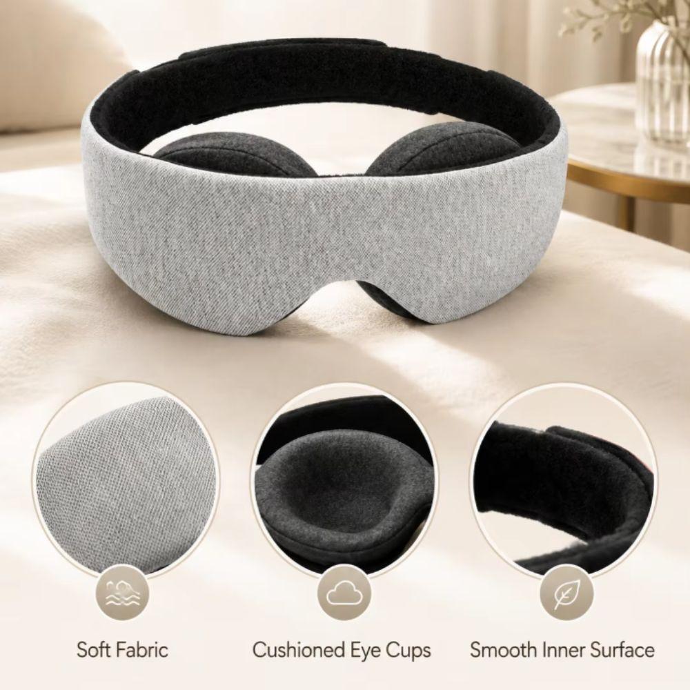 Zero Eye Pressure Sleep Mask Blackout Blocking Eye Patch Perfect For Sleep Blindfold  Meditation
