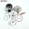 Motorcycle 90cc 49mm Big Bore Cylinder Kit & Cylinder Head for Yamaha DT50 TZR50 DT TZR 50cc AM6 Minarelli 2 stroke