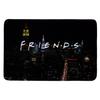 TV-Show Friends Bedruckte Willkommensfußmatte Polyester Rutschfest Waschbar Innen Außen Matte Innenbereich Teppich Eingangsbereich Küche Teppich
