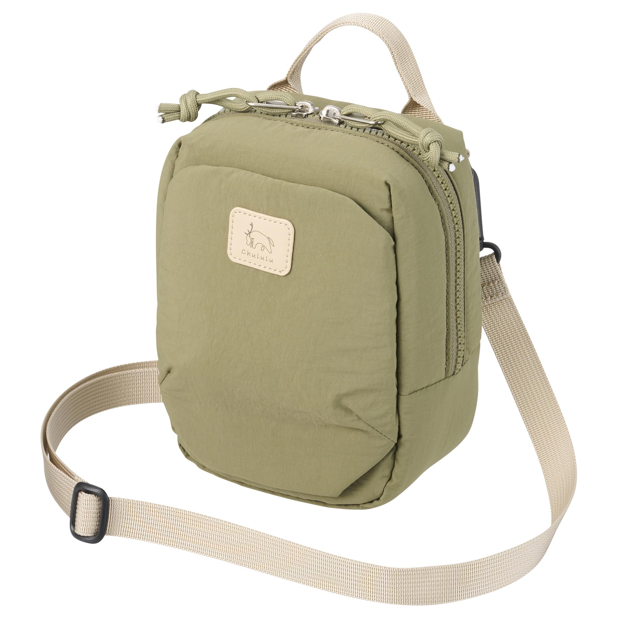Hakuva Chululu Lumo Mini Shoulder Camera Bag AMZSCH-LUMSOV Olive Lightweight Everyday Use Pouch