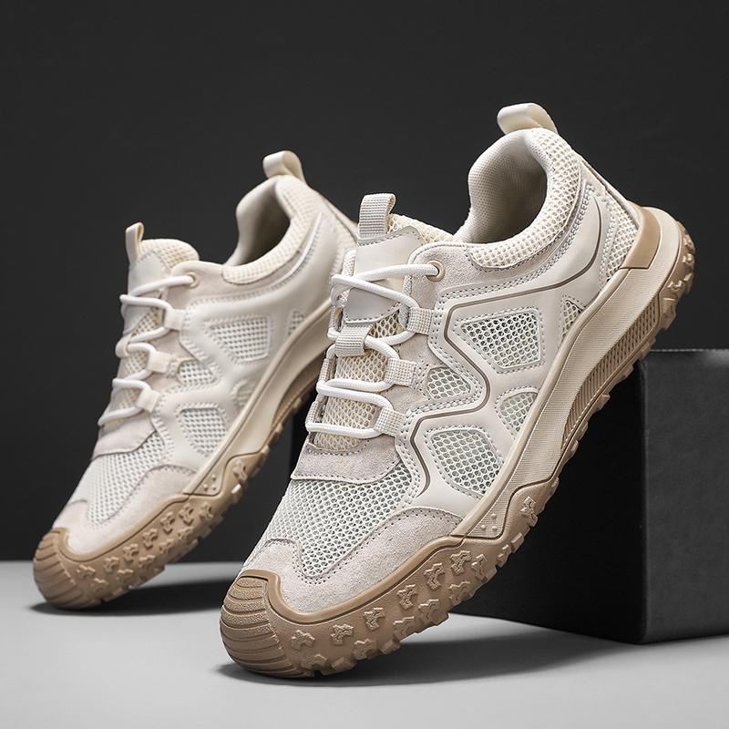 Breathable Men Casual Shoes Lightweight Outdoor Male Walking Shoes Anti-slip Men's Sneakers Hollow Out Treking Footwear Trainers