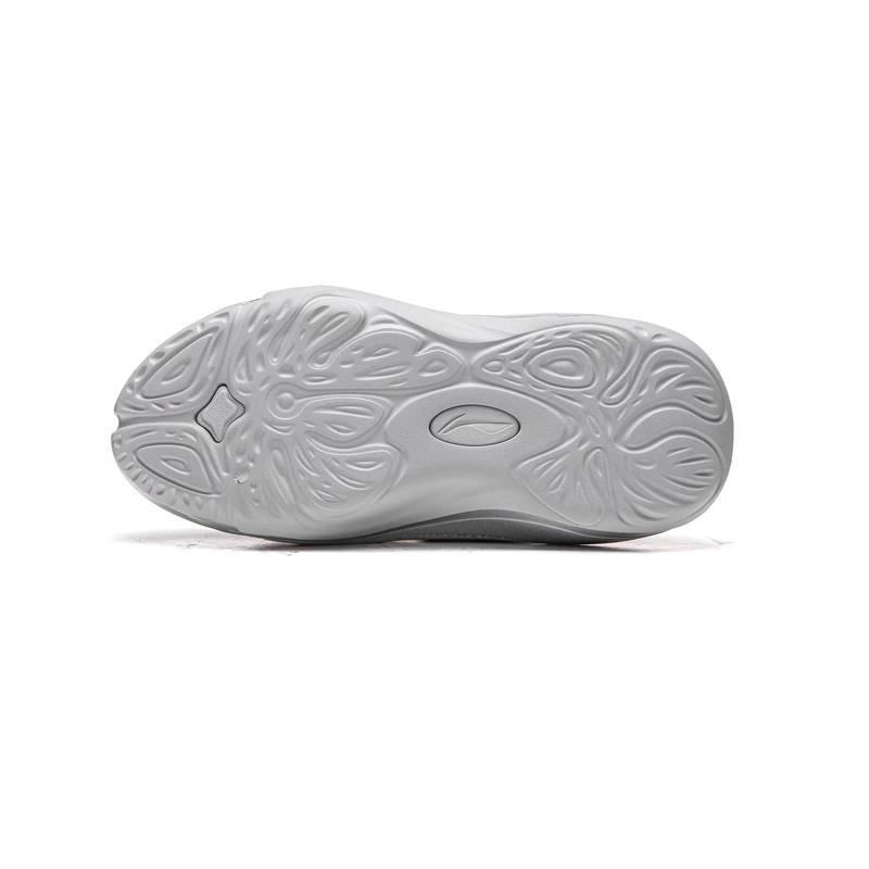 Li-Ning Silver Futuristic One-Piece Mule Clogs ABTW005-4