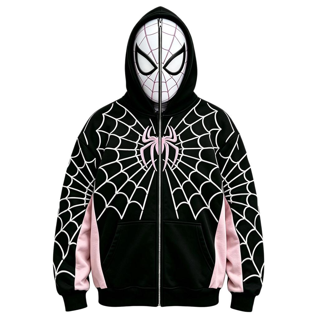 Funny Face Print Pullover Hoodie for Adults and Kids - Long Sleeve Athletic Casual Shirt