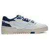 Li Ning 001 BTC Prm Synthetikleder Abriebfest Atmungsaktiv Niedrig geschnitten Skateboard Schuhe Herren Weiß Blau AGCT003-1