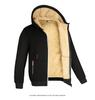 Men's Lamb Fleece Hoodie: Velvet-Lined, Thickened, Autumn/Winter, Casual Sportswear Jacket