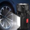 Practical LED Spotlights with Front and Side Lights, Integrated Carry Handle, USB Type C Charging, and 3 Mode for Outages and Garage Tasks